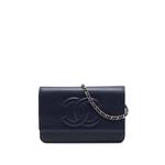 Сумка через плечо CC Caviar Wallet on Chain (2016-2017 годы) 1