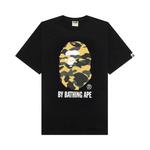 Футболки BAPE 1st Camo By Bathing Ape Tee 'Black/Yellow' 1
