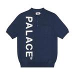 Поло Palace Intarsia Font Polo 'Темно-синий' 1