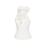 floral-appliqué halterneck top 2