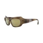 Balenciaga Square-Frame Bio Injection Sunglasses 'Гавана/Бронза' 2