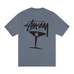 Топы Stussy Martini Tee Pigment Dyed 'Navy' 2