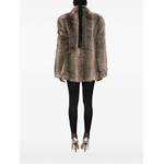 Delia padded-shoulder jacket 4