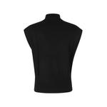 high-neck sleeveless sweater 2