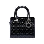 Сумка-сэтчел Patent Cannage Lady Dior среднего размера (2012 год) 1