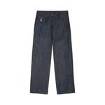 KidSuper Сырые джинсы с защипами 'Indigo' 1