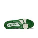 Кроссовки Louis Vuitton Trainer «Green Monogram Denim» 4