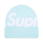 Бини Supreme Big Logo Beanie 'Light Blue' 1