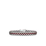 Серебряный браслет Woven Box Chain (12 мм) 1