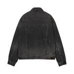 Джинсовые куртки Carhartt WIP Helston Jacket 'Black (Destroy Wash, Splatter)' 2