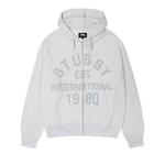 Tops Stussy Established Zip Hoodie 'Пепельный хизер' 1