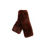shearling-effect scarf 3