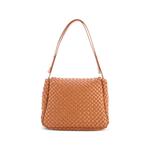 Маленькая сумка на плечо Cobble Flap Padded с плетением Intrecciato 2