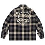 Фланелевые рубашки Human Made Wool Check Shirt Jacket «Black» 2