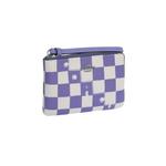 Coach Zip Leather Wallet (CR813) - SV / СВЕТЛО-ФИОЛЕТОВЫЙ / МЕЛ 2