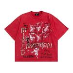 Футболки с коротким рукавом Mixed Emotion Crimson Tee 'Красный' 2