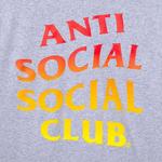Футболка Anti Social Social Club Hot At First Tee 'Ash Heather' 4
