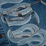 Джинсовые куртки Supreme x Hysteric Glamour Snake Denim Trucker Jacket 'Blue' 2