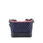 Маленькая сумка через плечо Gabrielle Hobo Chevron Aged Calfskin 2