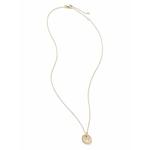 Колье H Initial Charm из желтого золота с бриллиантами 2