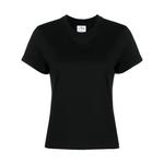 logo-embroidered cotton T-shirt 1