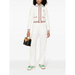 logo-patch side-stripe fleece track pants 2