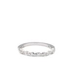 18K recycled white gold Marilyn diamond ring 1
