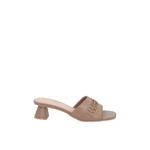 Taupe Aria Soft Босоножки с рюшами 1