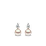 Серьги Starlight из желтого золота с жемчугом и бриллиантами 1