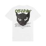 Футболки Off-White Cat Over Skate Short-Sleeve Tee 'White/Black' 2