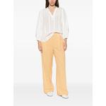 broderie-anglaise V-neck blouse 2