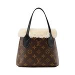 Сумки через плечо Louis Vuitton Neverfull BandoulièRe Inside Out Bb 'Brown Monogram Shearling' 2
