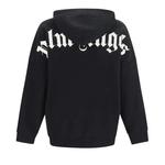 Худи Palm Angels Classic Logo Over Hoodie 'Черный/Белый' 2