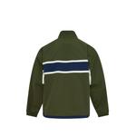 logo-print striped jacket 2