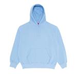 Худи Supreme Satin Appliqué Hooded Sweatshirt «Light Blue» 1