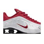 Обувь Nike Shox R4 'Metallic Silver Black Team Crimson' 2