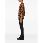 Labirinto print silk blouse 3
