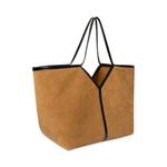 Сумки-тоуты Saint Laurent Slim Tote Suede Leather 'Светлый Рустик Верблюжий/Неро' 2
