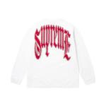 Рубашки и топы Supreme Intarsia Long-Sleeve Top 'White' 1