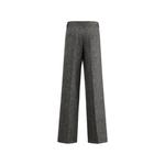 sequin-embellished pleated trousers 7