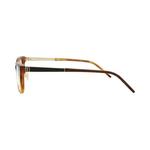 Очки Saint Laurent квадратные из ацетата «Havana Gold Transparent» 3