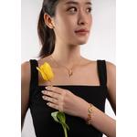 Amour Bloom Аммолит браслет 028 с золотым покрытием 3