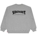 Свитшоты Supreme x Thrasher Crewneck 'Heather Grey' 2