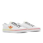 Кроссовки Adidas Nizza Trefoil 'White Vivid Red' 8