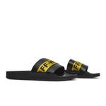 Слайды Off-White Industrial Sliders 'Black Yellow' 8