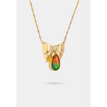 Amour Fleur Ammolite Подвеска 157 Золото с покрытием 2