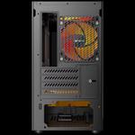 Okinos AQUA UNO Micro-ATX корпус - Canary черно-оранжевый 5