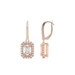 Серьги из розового золота 2