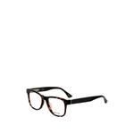 tortoiseshell-effect studded glasses 1
