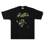 Футболки BAPE Abc Ape Face Tee 'Black/Green' 1